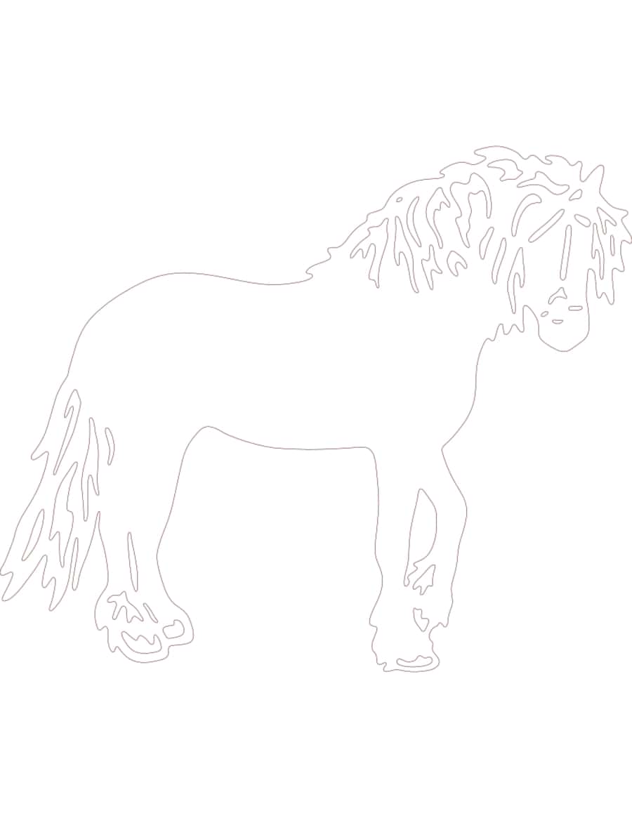 Draft Horse Kids Coloring Pages Pdf Free Vectors